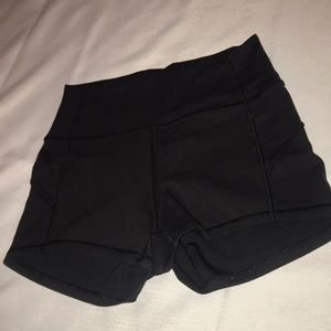 Lululemon Black Yoga Shorts